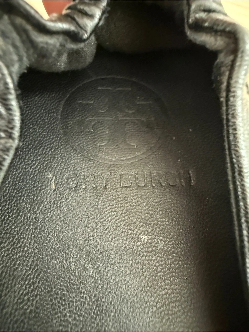 Tory Burch Women's Minnie Travel Ballet Flats Perfect Black/Gold Size 8